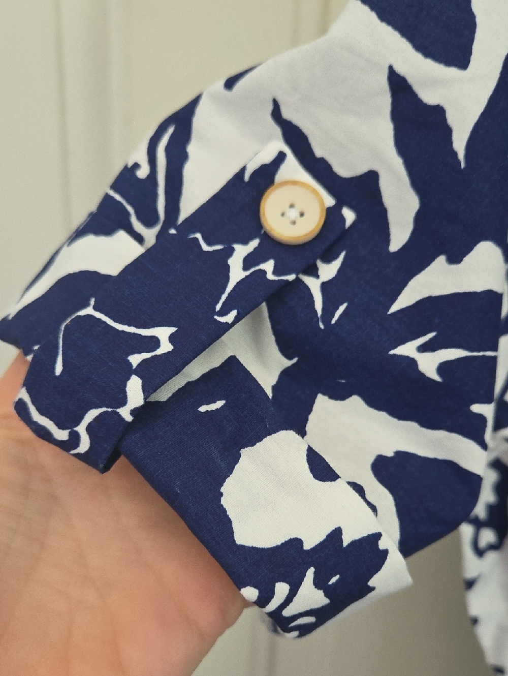 Joie Santorini Blue And White Button Down Dress - Picture 6 of 9